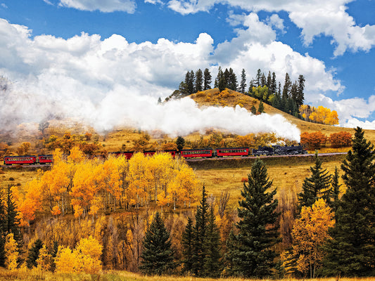 Beautiful Colorado Fall Leaves from 5280 Magazine as seen from a train!