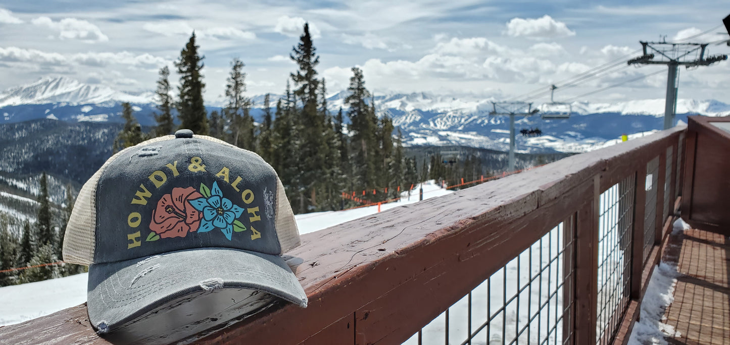 Howdy & Aloha || Ponytail Hat