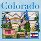Colorado Roadtrip Map || White T-Shirt