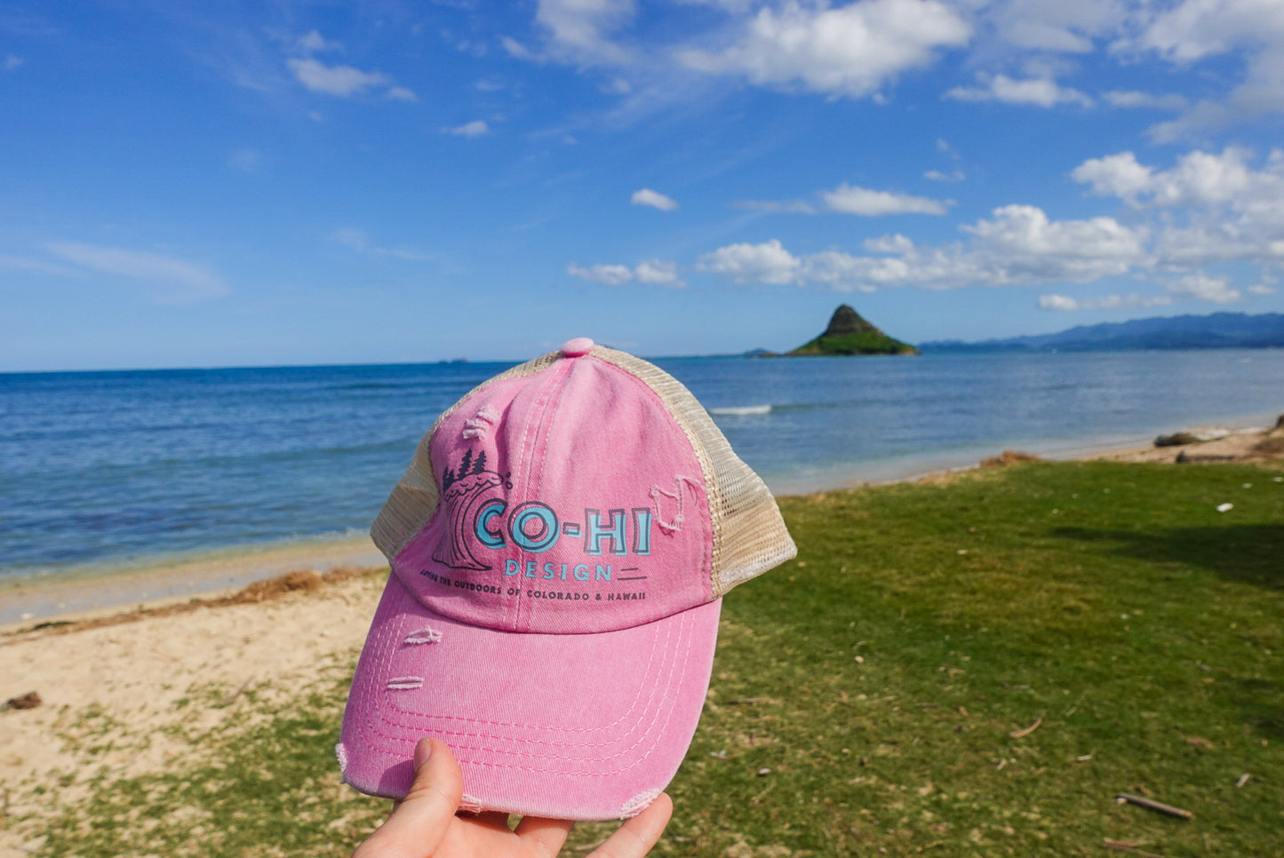 Let the Howdy & Aloha wash over you! || Ponytail Hat