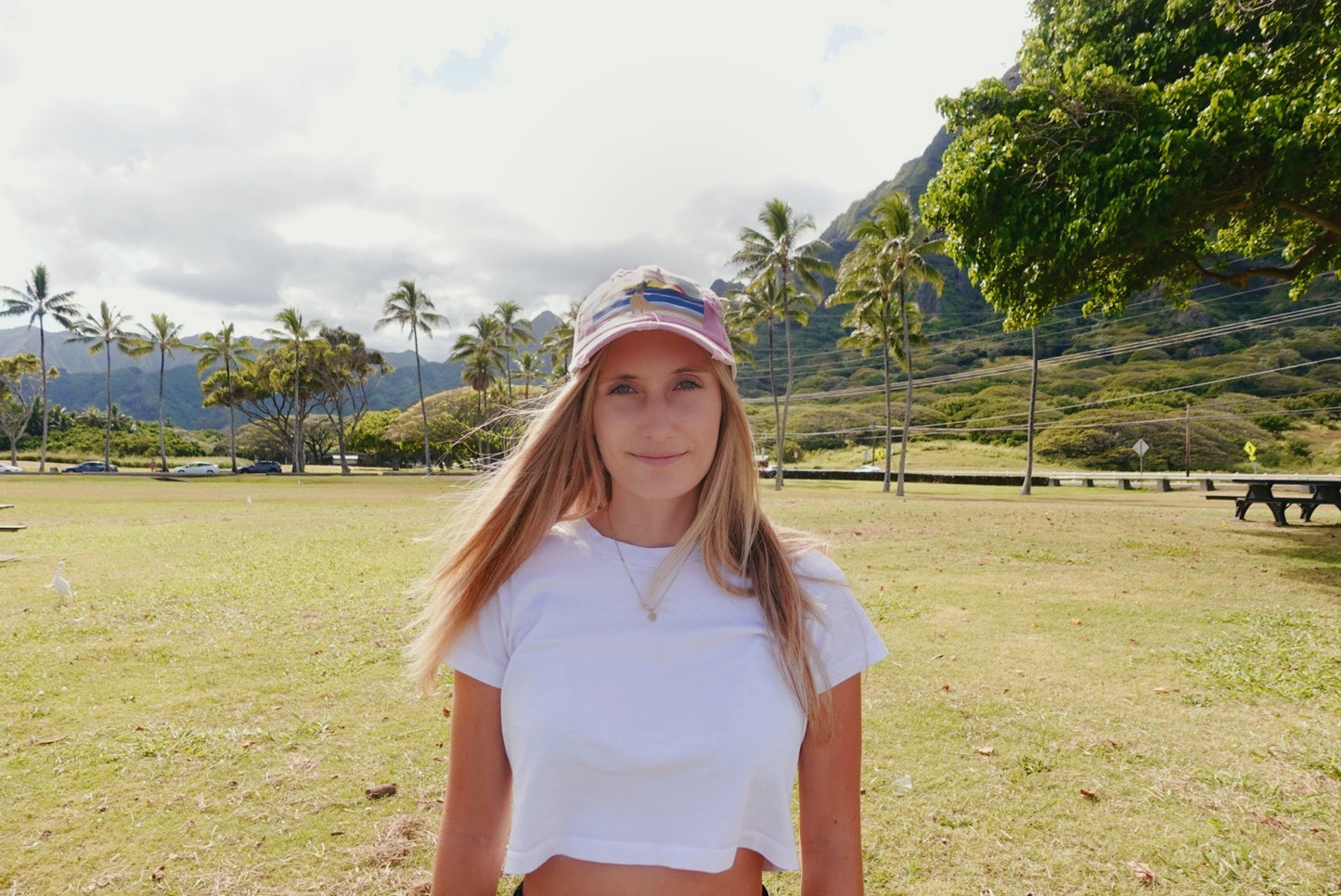 Sunset Hula || Ponytail Hat