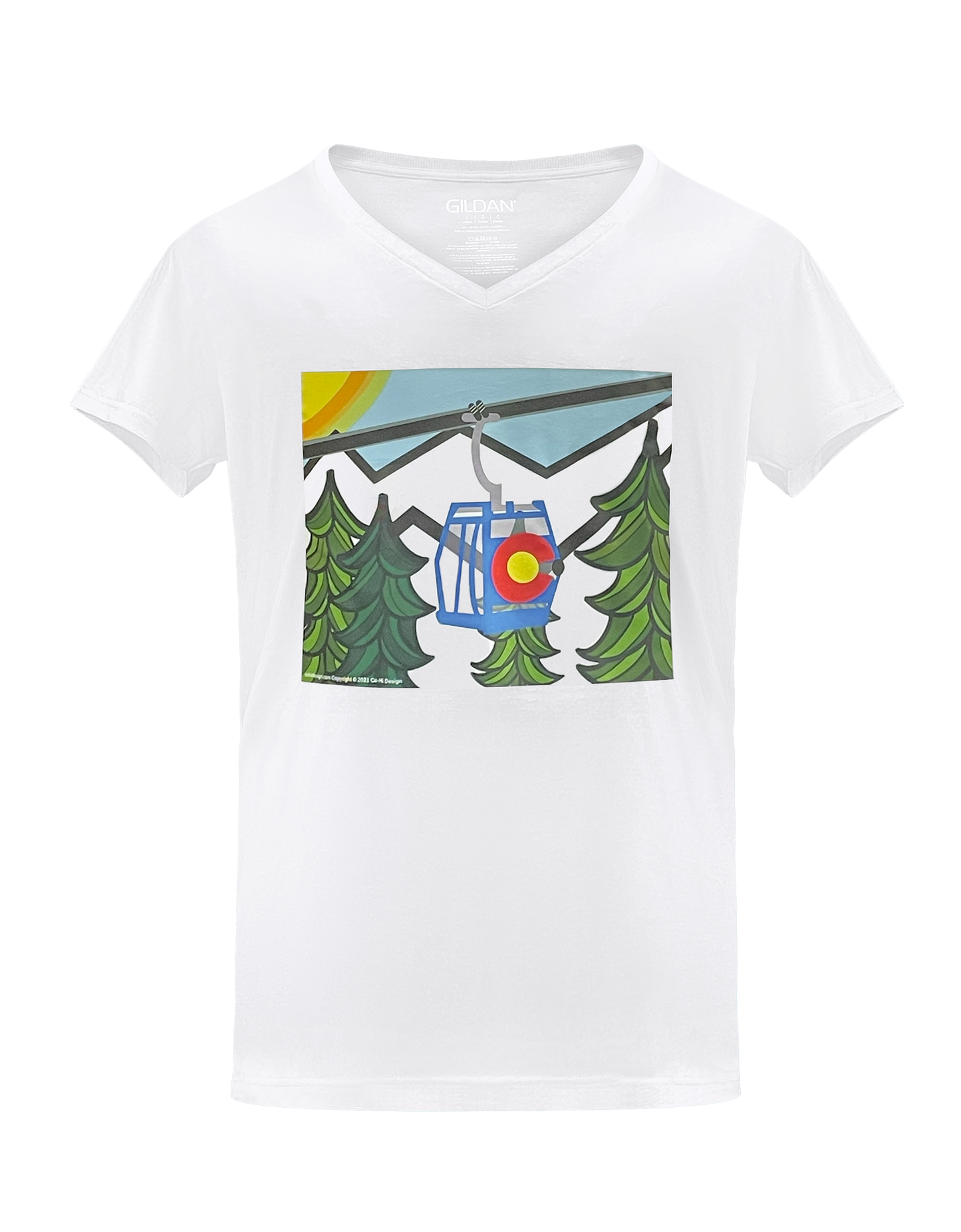 Colorado Gondola || White T- Shirt