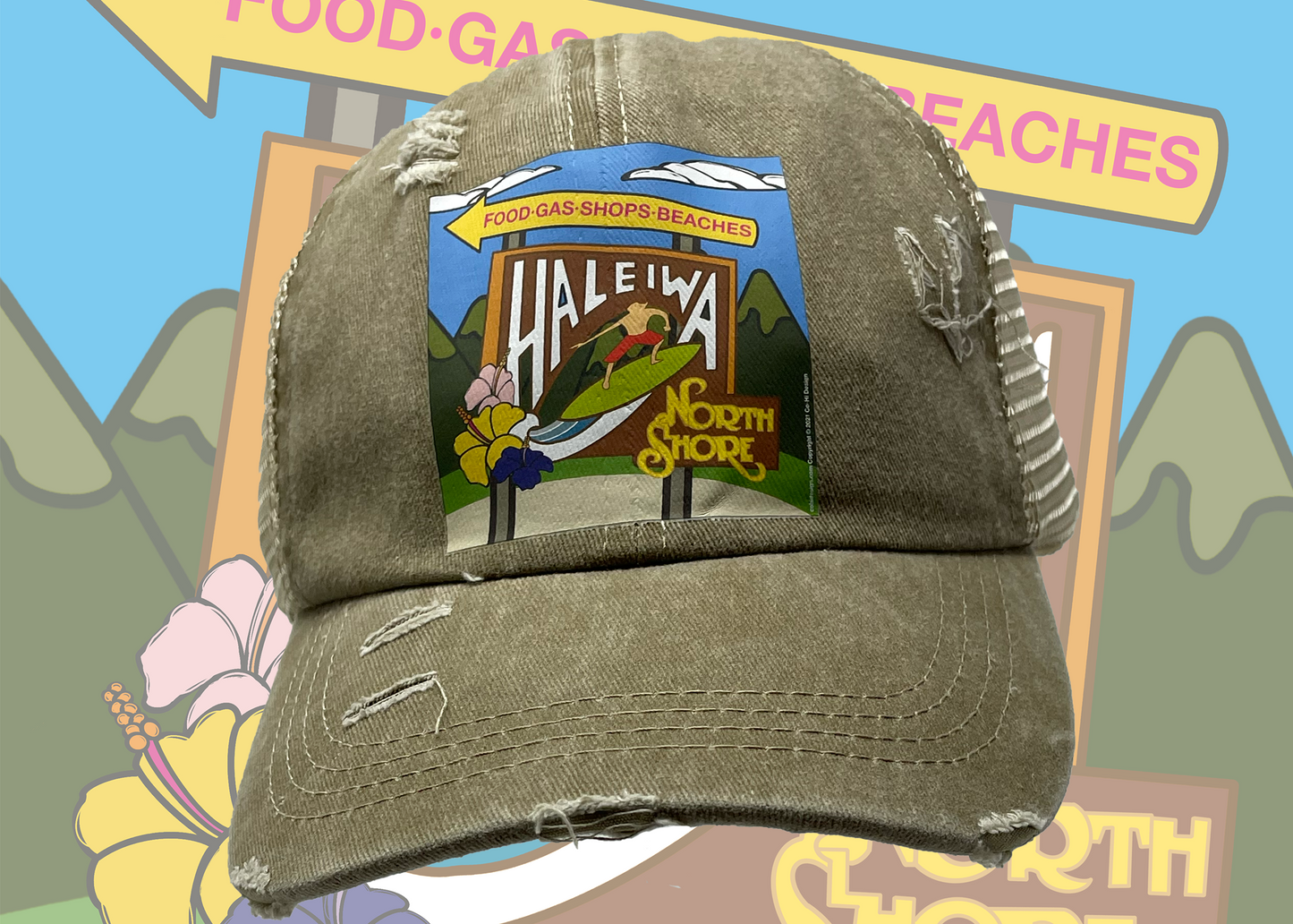 Aloha, Heliewa! || Ponytail Hat