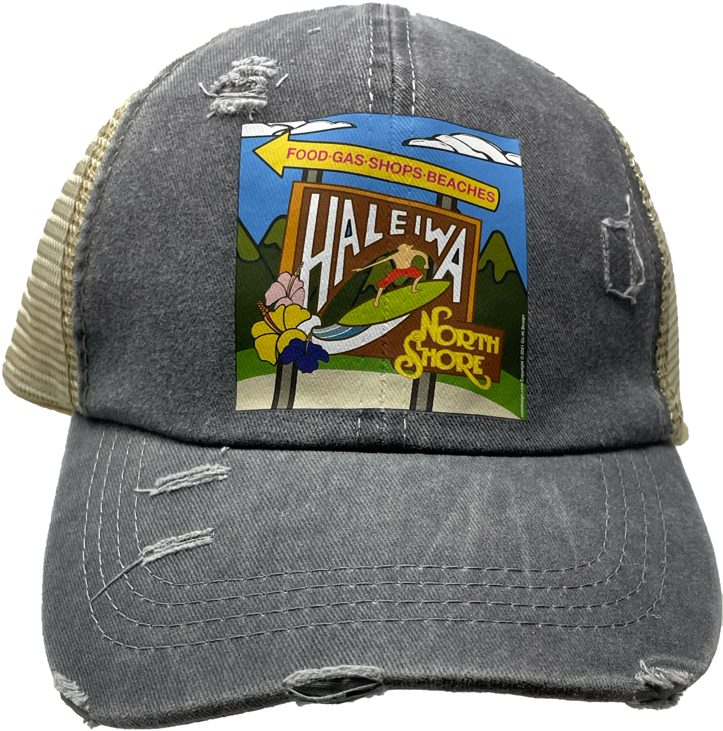 Aloha, Heliewa! || Ponytail Hat