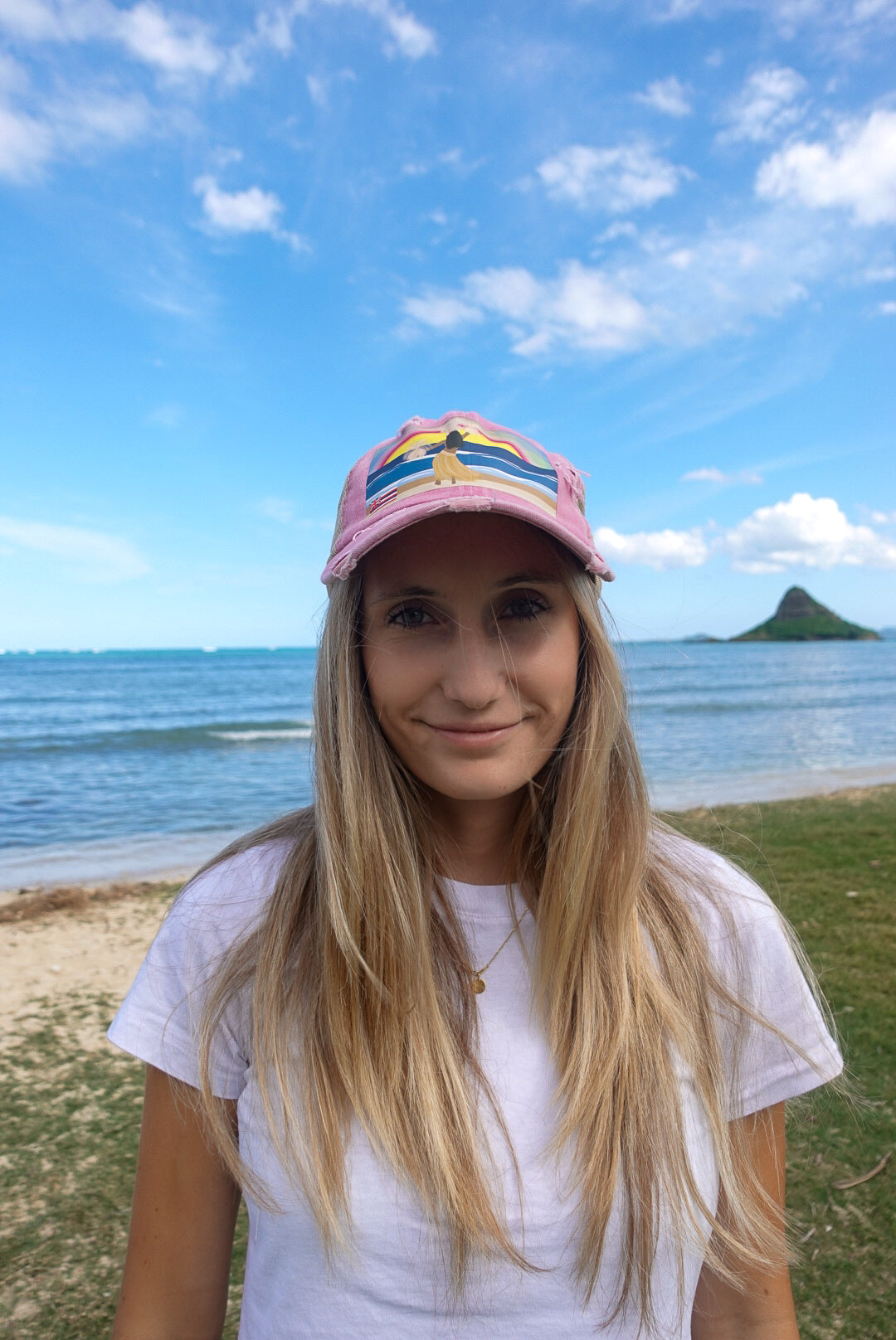 Sunset Hula || Ponytail Hat