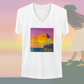 Sunset Hula || White T-Shirt