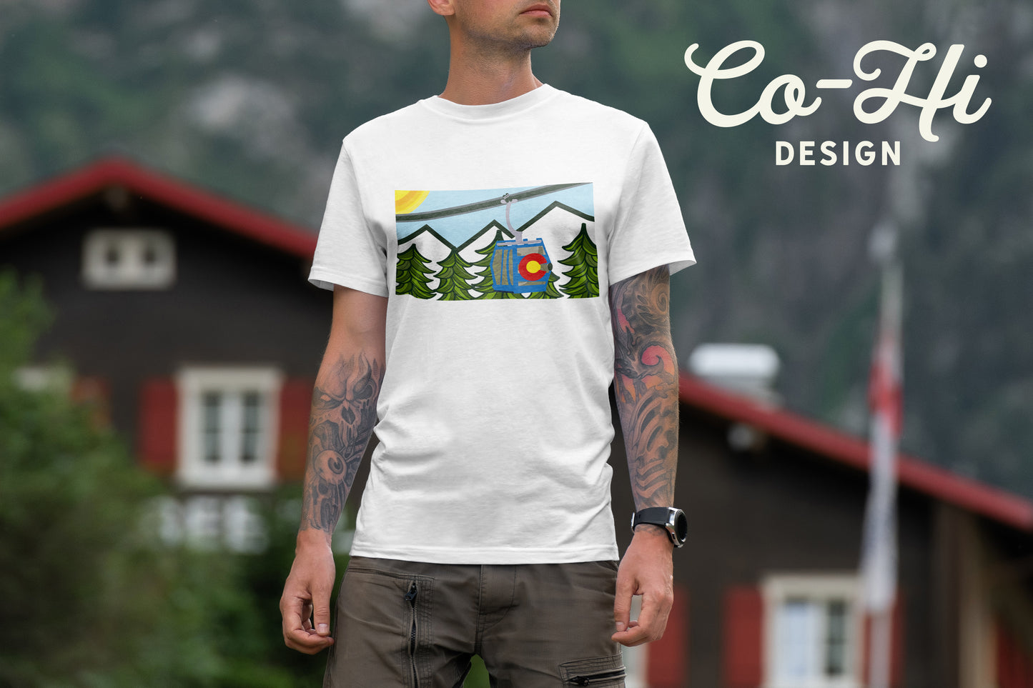 Colorado Gondola || White T- Shirt