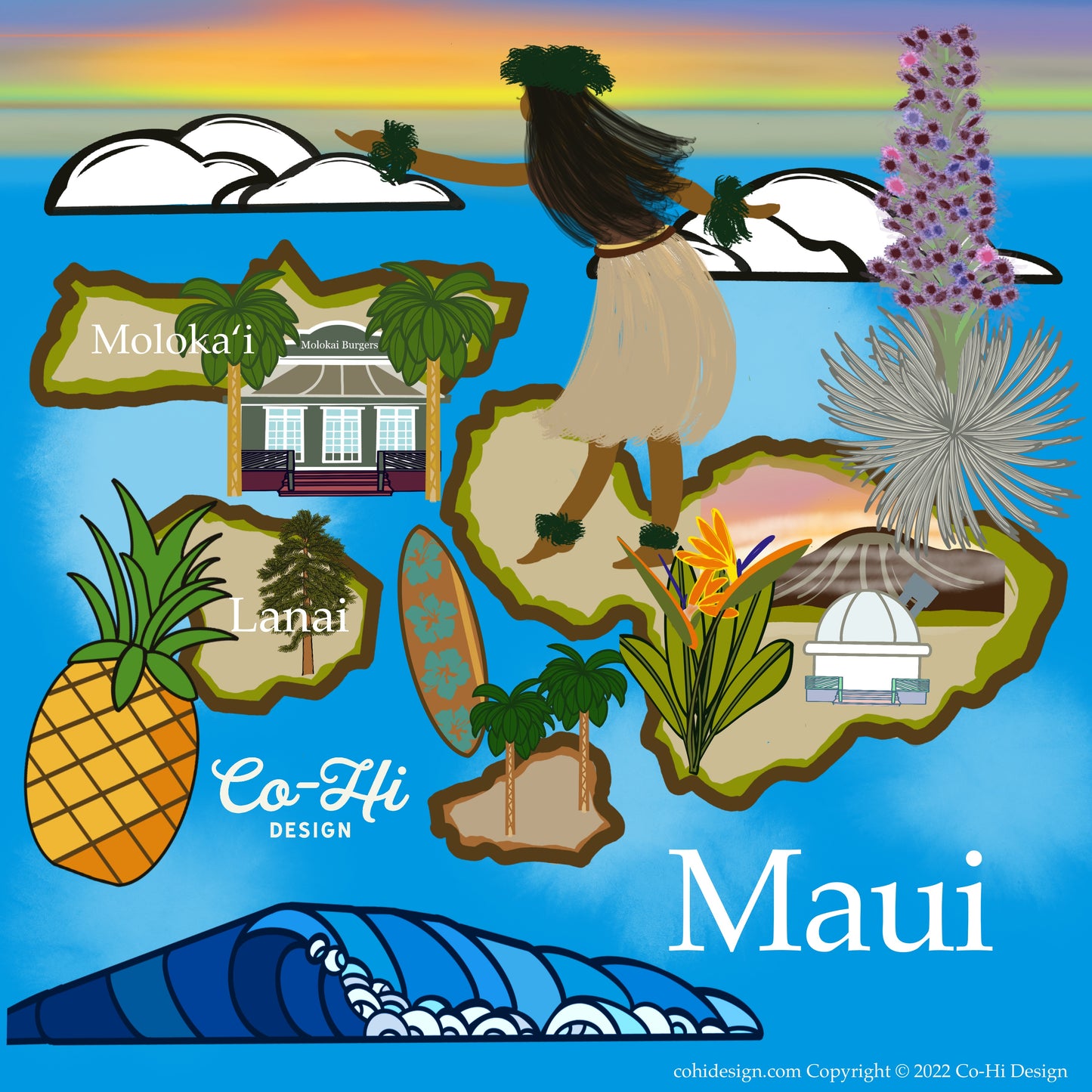 Aloha Hawaii Print Collection || 12 X 12 Matte Prints