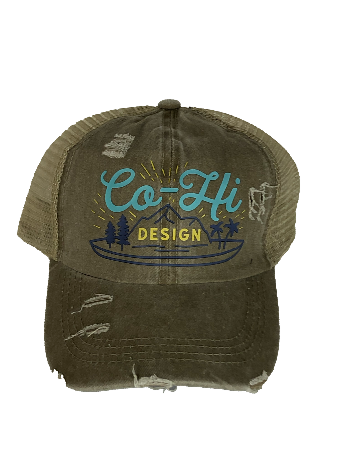 National Park Ranger Co-Hi Logo || Ponytail Hat